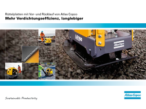 Rewersyjne Zagęszczarki / płyty wibracyjne Atlas Copco LG 400