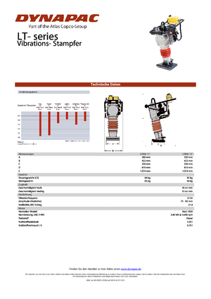 Ubijaki wibracyjne diesel i benzynowe Dynapac LT 800 11