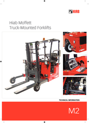 Spalinowe podwieszane wózki widłowe Moffett M 1-15.1