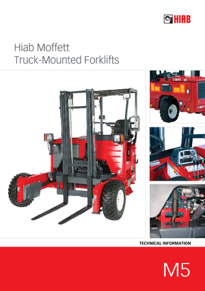 Spalinowe podwieszane wózki widłowe Moffett M 5-20.4