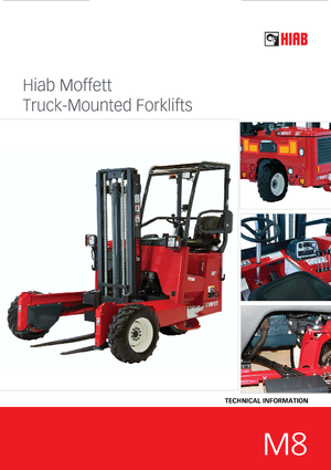 Spalinowe podwieszane wózki widłowe Moffett M 8-30.3