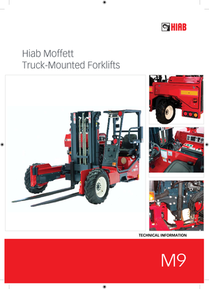 Spalinowe podwieszane wózki widłowe Moffett M 9-24.3