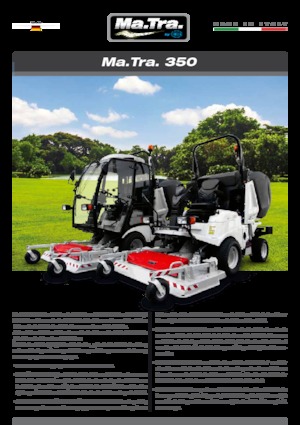 Traktory miejskie z zaczepem przednim BCS MA.TRA 350