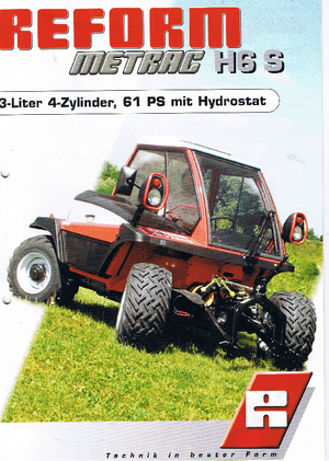 Traktory miejskie z zaczepem przednim Reform Werke Metrac H 6 S