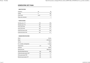 Agregaty prądotwórcze z silnikiem wysokoprężnym PRAMAC Lifter P 4500 PF 322 SYA