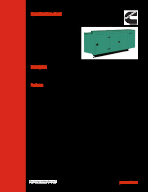 Agregaty prądotwórcze z silnikiem wysokoprężnym Cummins C125D6D