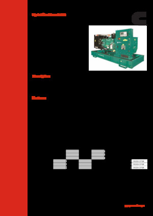 Agregaty prądotwórcze z silnikiem wysokoprężnym Cummins C150 D6e