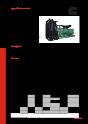 Agregaty prądotwórcze z silnikiem wysokoprężnym Cummins C2000 D5