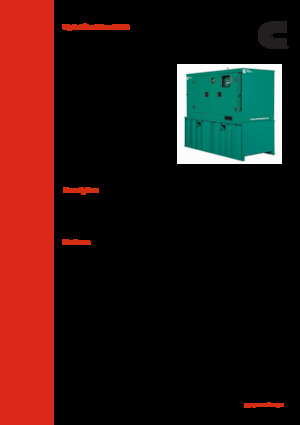 Agregaty prądotwórcze z silnikiem wysokoprężnym Cummins C22D5T