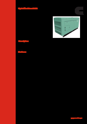 Agregaty prądotwórcze z silnikiem wysokoprężnym Cummins C25 D6