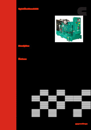 Agregaty prądotwórcze z silnikiem wysokoprężnym Cummins C275 D6