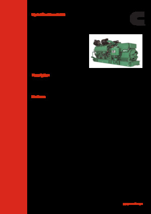 Agregaty prądotwórcze z silnikiem wysokoprężnym Cummins C3000 D5e