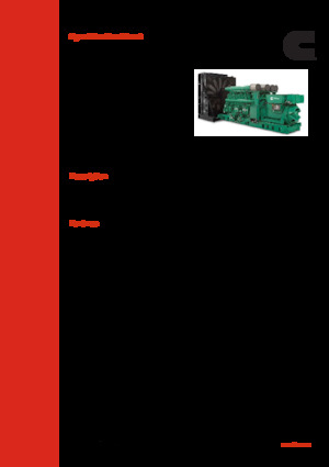 Agregaty prądotwórcze z silnikiem wysokoprężnym Cummins C3500 D6