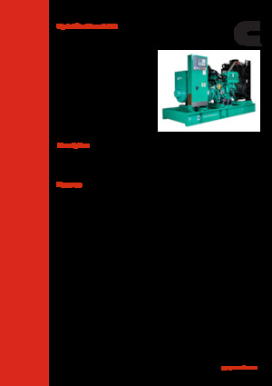 Agregaty prądotwórcze z silnikiem wysokoprężnym Cummins C400D6B