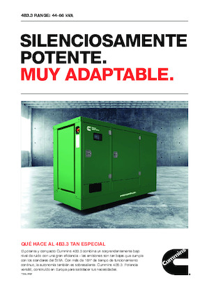 Agregaty prądotwórcze z silnikiem wysokoprężnym Cummins C55D5EQ