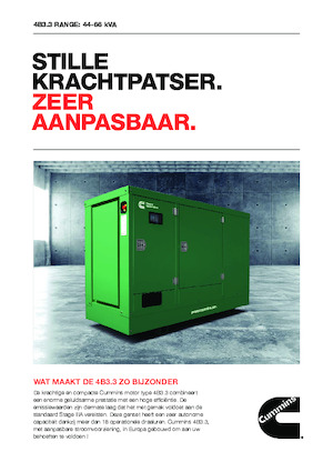 Agregaty prądotwórcze z silnikiem wysokoprężnym Cummins C55D5EQ