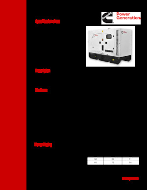 Agregaty prądotwórcze z silnikiem wysokoprężnym Cummins C65D2R