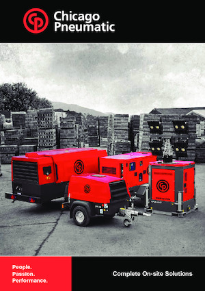 Agregaty prądotwórcze z silnikiem wysokoprężnym Chicago Pneumatic CPDG 105 JD