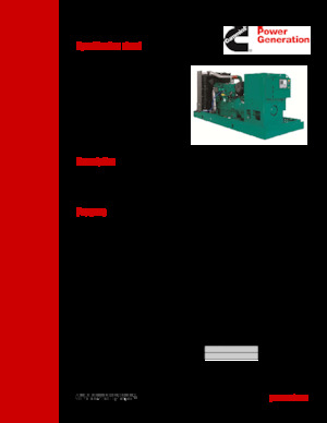 Agregaty prądotwórcze z silnikiem wysokoprężnym Cummins DFEK