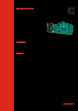 Agregaty prądotwórcze z silnikiem wysokoprężnym Cummins DQGAG