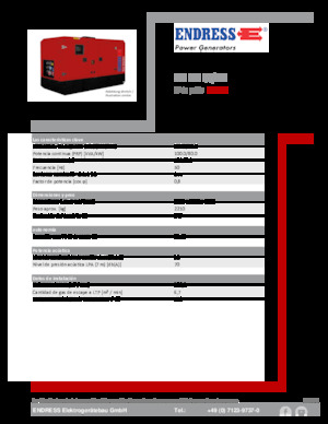 Agregaty prądotwórcze z silnikiem wysokoprężnym Endress ESE 100 IW/MS 