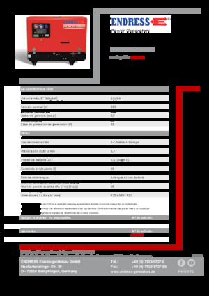 Agregaty prądotwórcze z silnikiem spalinowym Endress ESE 608 YS-GT ES DI