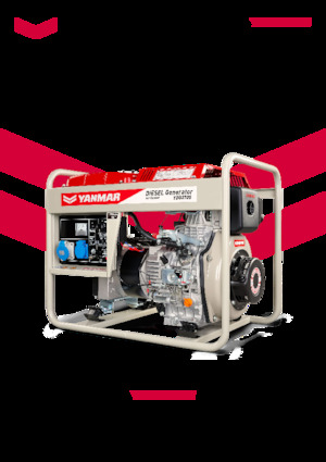 Agregaty prądotwórcze z silnikiem wysokoprężnym Yanmar YDG3700N