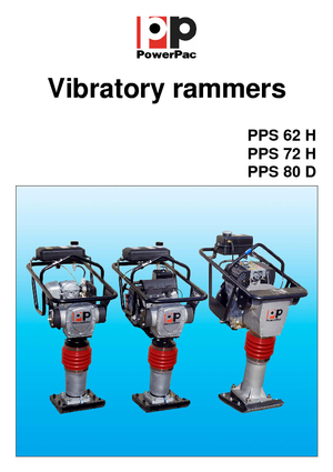 Ubijaki wibracyjne diesel i benzynowe PowerPac PPS 80 D