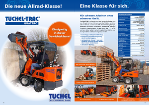 Traktory miejskie z zaczepem przednim Tuchel Quattro