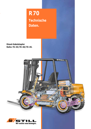 Wózki widłowe z silnikiem wysokoprężnym Still R 70-45