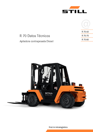 Wózki widłowe z silnikiem wysokoprężnym Still R 70-80