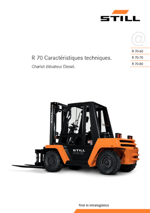 Wózki widłowe z silnikiem wysokoprężnym Still R 70-80