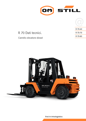 Wózki widłowe z silnikiem wysokoprężnym Still R 70-80