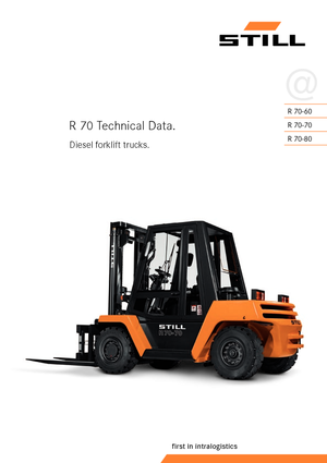 Wózki widłowe z silnikiem wysokoprężnym Still R 70-80