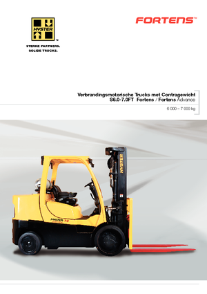 Wózki widłowe z silnikiem wysokoprężnym Hyster S7.0FT