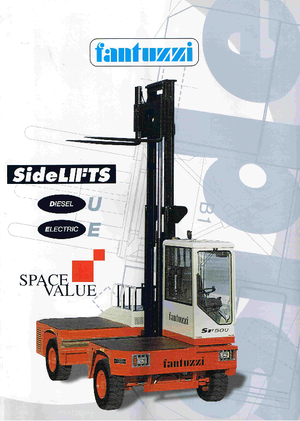 Spalinowe wózki widłowe boczne Fantuzzi SF 40 U