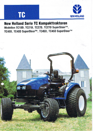 Traktory miejskie z zaczepem przednim New Holland TC 27 D