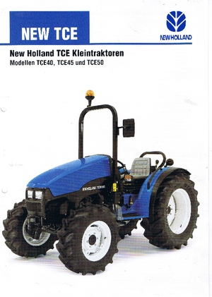 Traktory miejskie z zaczepem przednim New Holland TCE 50