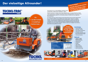 Traktory miejskie z zaczepem przednim Tuchel Trio