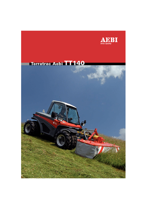 Traktory miejskie z zaczepem przednim Aebi TT 140