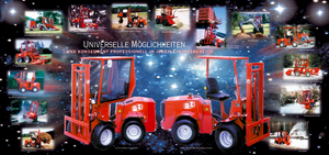 Traktory miejskie z zaczepem przednim Grünig Uni Truck 4 W 905