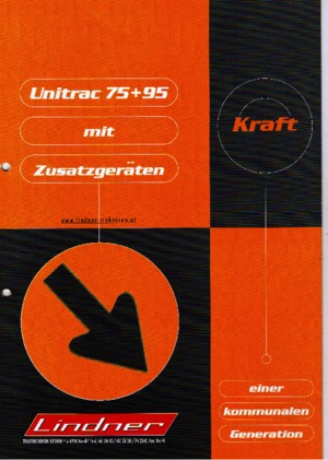 Traktory miejskie z zaczepem przednim Lindner Unitrac 75