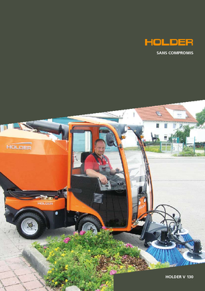 Traktory miejskie z zaczepem przednim Holder V 130