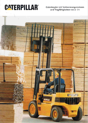 Wózki widłowe z silnikiem wysokoprężnym Caterpillar VC 60 E