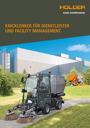 Traktory miejskie z zaczepem przednim Holder B 250