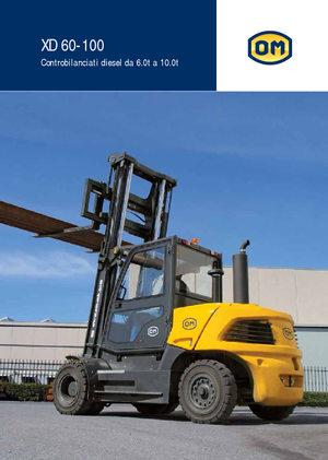 Wózki widłowe z silnikiem wysokoprężnym OM XD 80