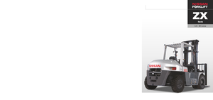 Wózki widłowe z silnikiem wysokoprężnym Nissan ZX 60