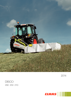 Kosiarka dyskowa bez kondycjonera mocowana z tyłu Claas Disco 210