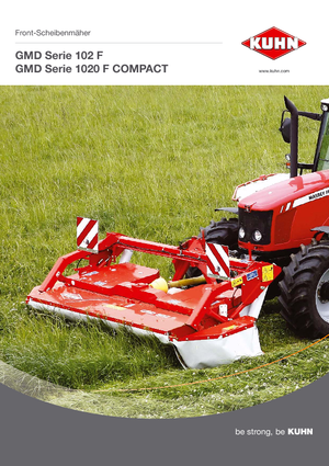 Kosiarka dyskowa bez kondycjonera mocowana z przodu Kuhn GMD 702 F