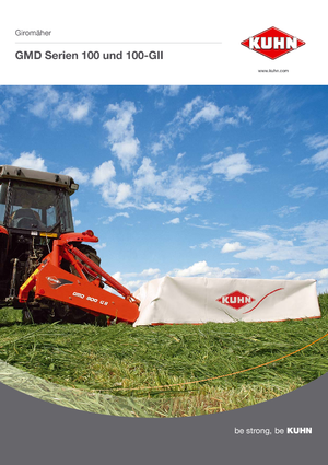 Kosiarka dyskowa bez kondycjonera mocowana z tyłu Kuhn GMD 700 GII